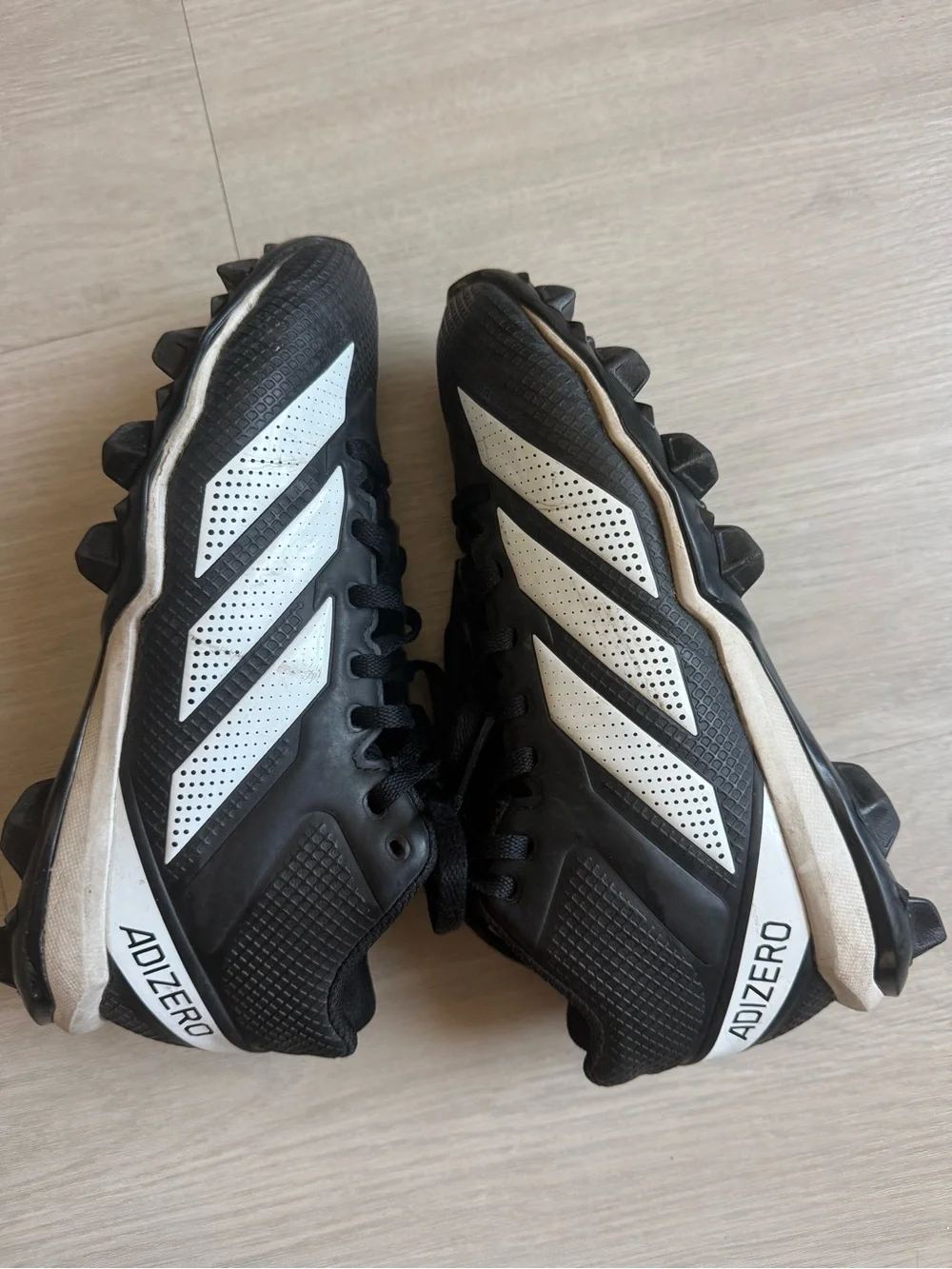 Boys adidas Black and White football cleats - Athletic Shoes